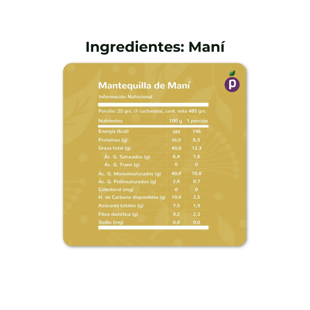 Mantequilla de Maní