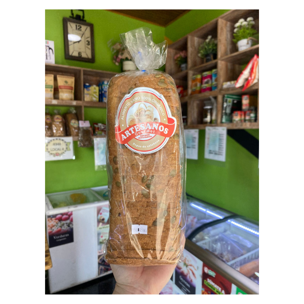 Pan Sin gluten Calabaza rebanado