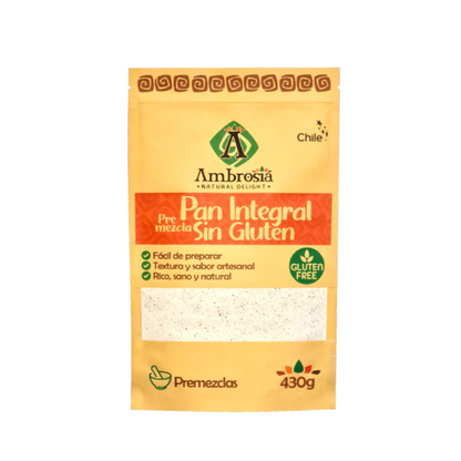 Pre mezcla Pan Integral Certificada Sin gluten