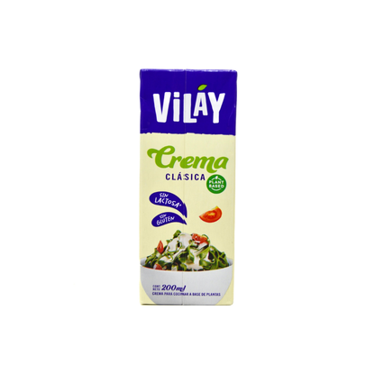 Crema sin lactosa