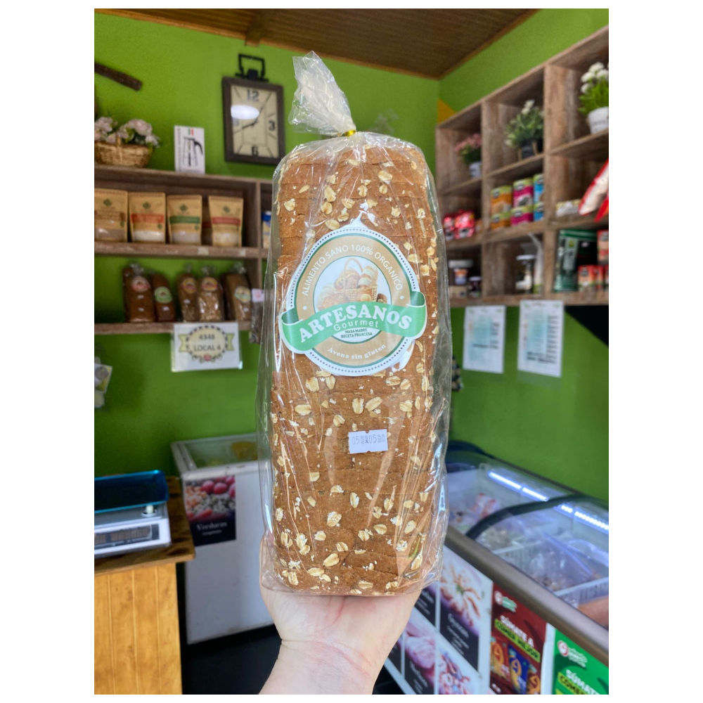 Pan Sin gluten Avena rebanado