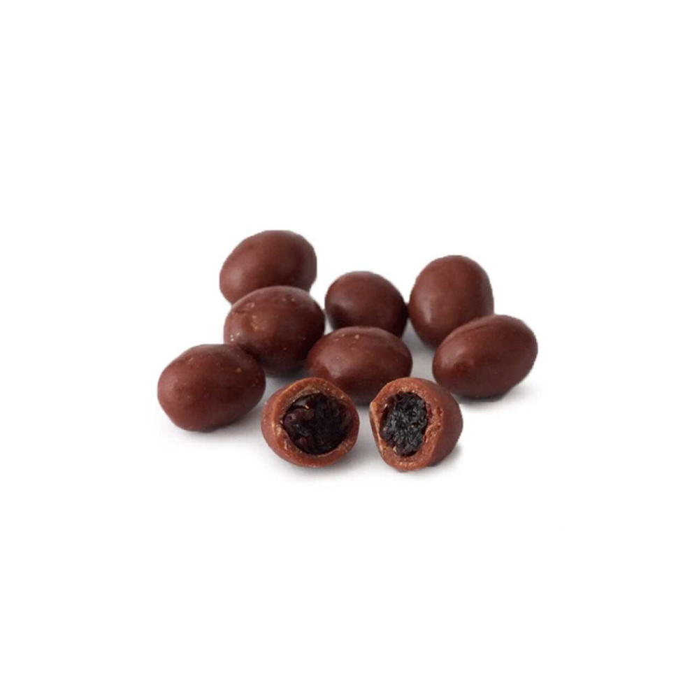 Pasas al ron con chocolate