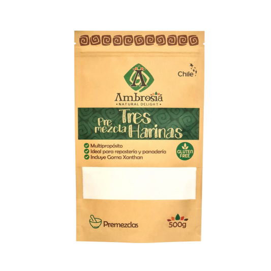 Pre Mezcla 3 harinas Certificada Sin gluten