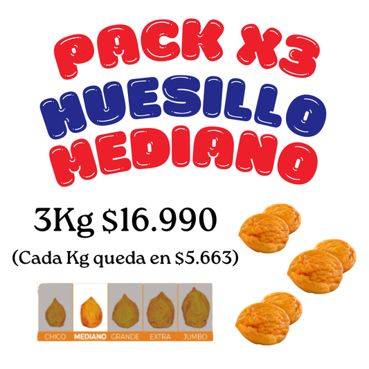 Pack 3k Huesillos Mediano