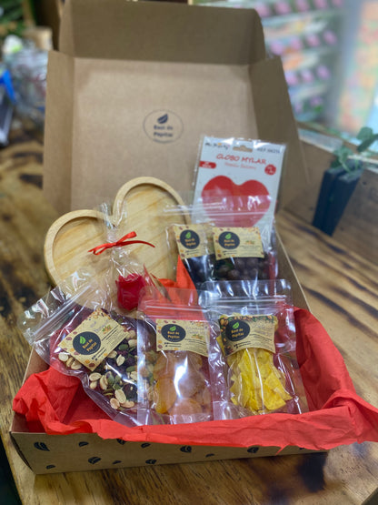 Pack de snacks para picoteo - Box parejas Gourmet: 5 Variedades Premium 🥂